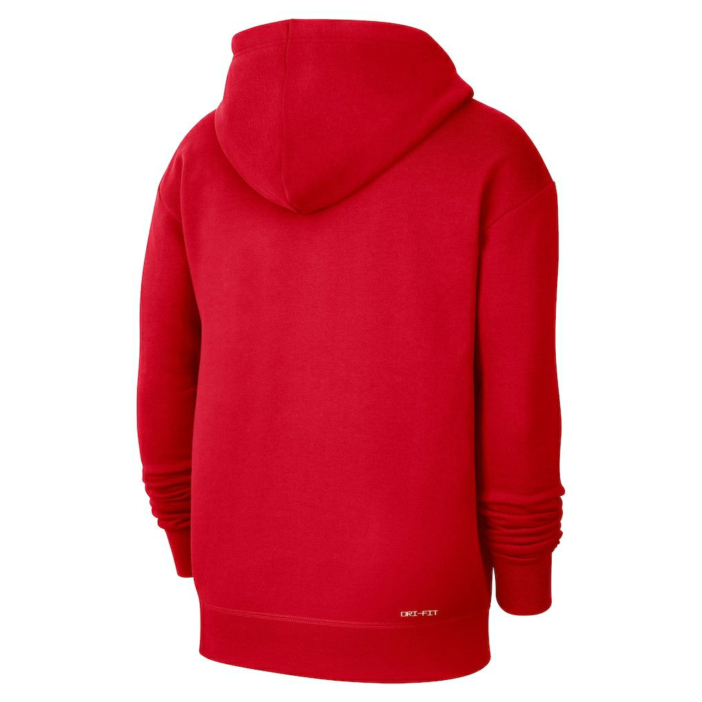 Red Atlanta Hawks Courtside Standard Issue Premium Performance Pullover Hoodie | NBA