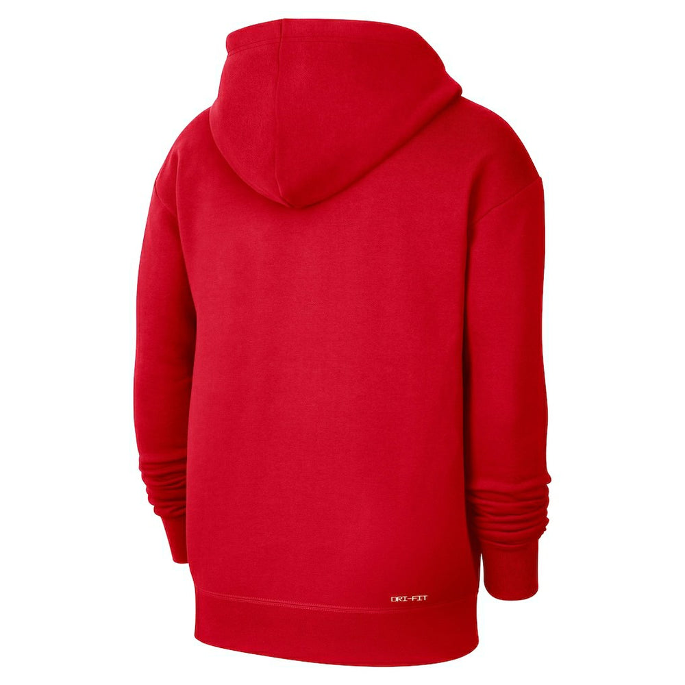 Red Atlanta Hawks Courtside Standard Issue Premium Performance Pullover Hoodie | NBA