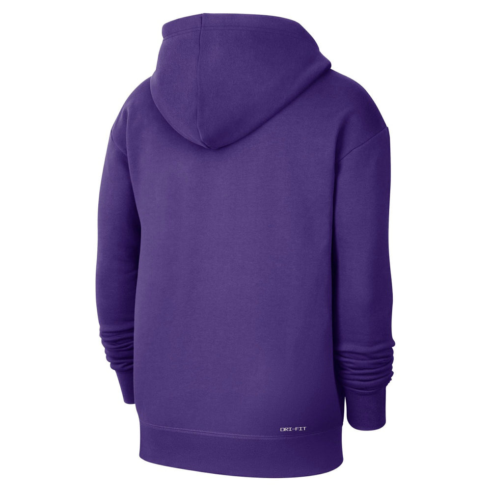 Purple Los Angeles Lakers Courtside Standard Issue Premium Performance Pullover Hoodie | NBA