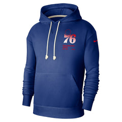 Royal Philadelphia 76ers Courtside Standard Issue Premium Performance Pullover Hoodie | NBA