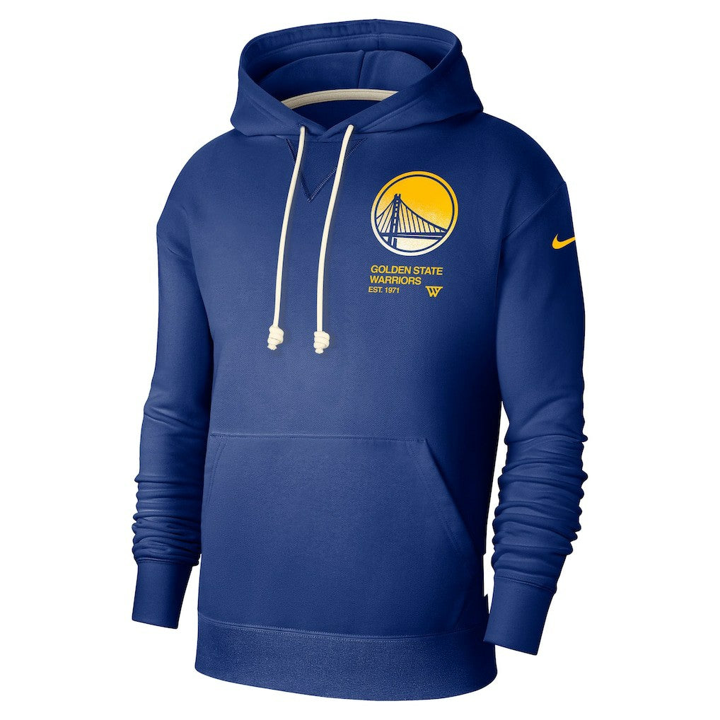 Royal Golden State Warriors Courtside Standard Issue Premium Performance Pullover Hoodie sale | NBA