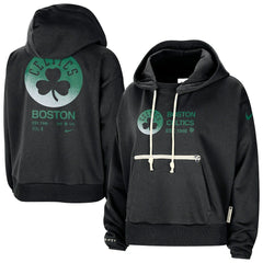 Black Boston Celtics Women's Courtside Standard Issue Performance Pullover Hoodie | NBA