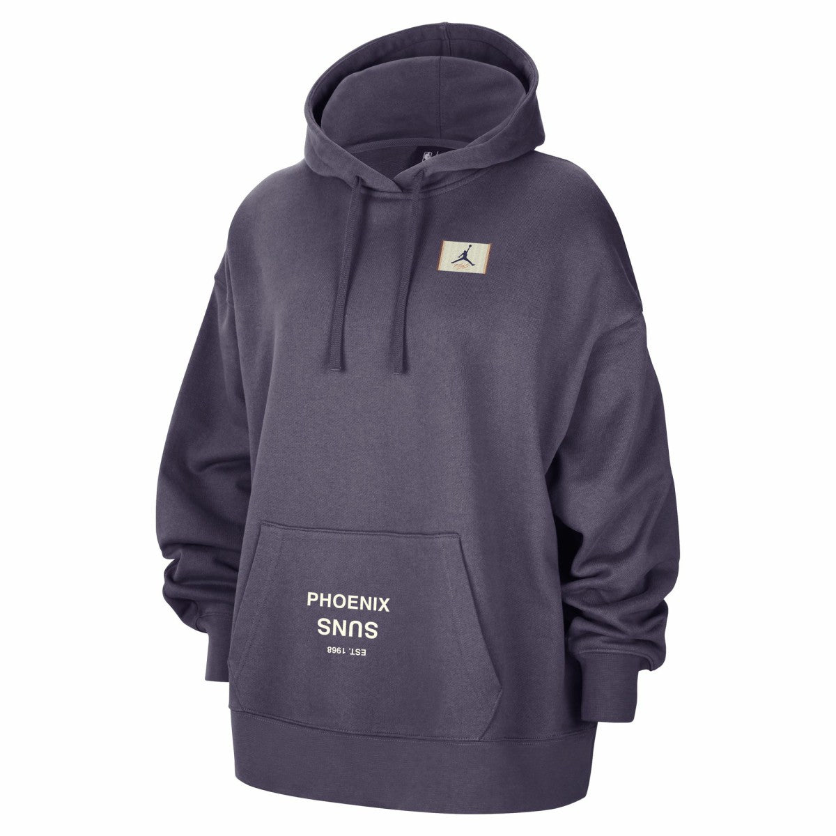 Purple Phoenix Suns Jordan Brand Women's Courtside Statement Edition Oversized Pullover Hoodie | NBA