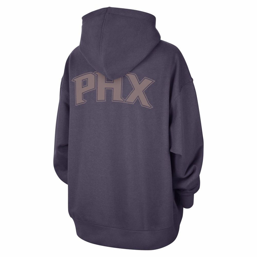 Purple Phoenix Suns Jordan Brand Women's Courtside Statement Edition Oversized Pullover Hoodie | NBA