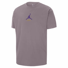 Purple Los Angeles Lakers Jordan Brand Statement Edition Jumpman Flight Heavyweight T-Shirt | NBA