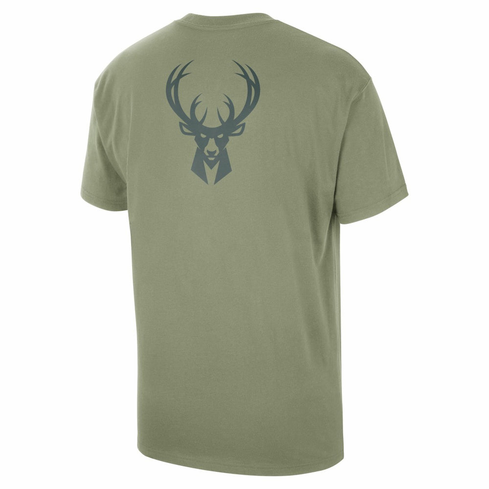 Green Milwaukee Bucks Jordan Brand Statement Edition Jumpman Flight Heavyweight T-Shirt | NBA