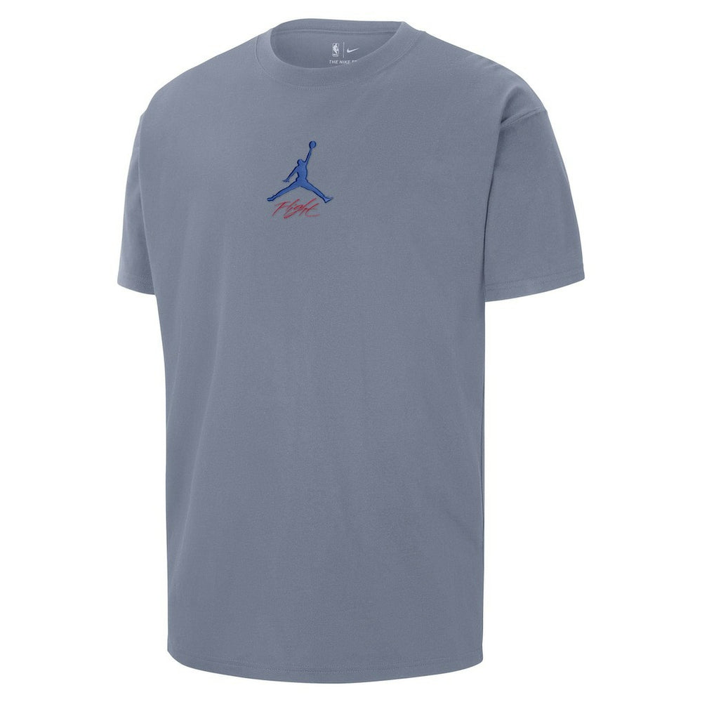 Blue Philadelphia 76ers Jordan Brand Statement Edition Jumpman Flight Heavyweight T-Shirt | NBA