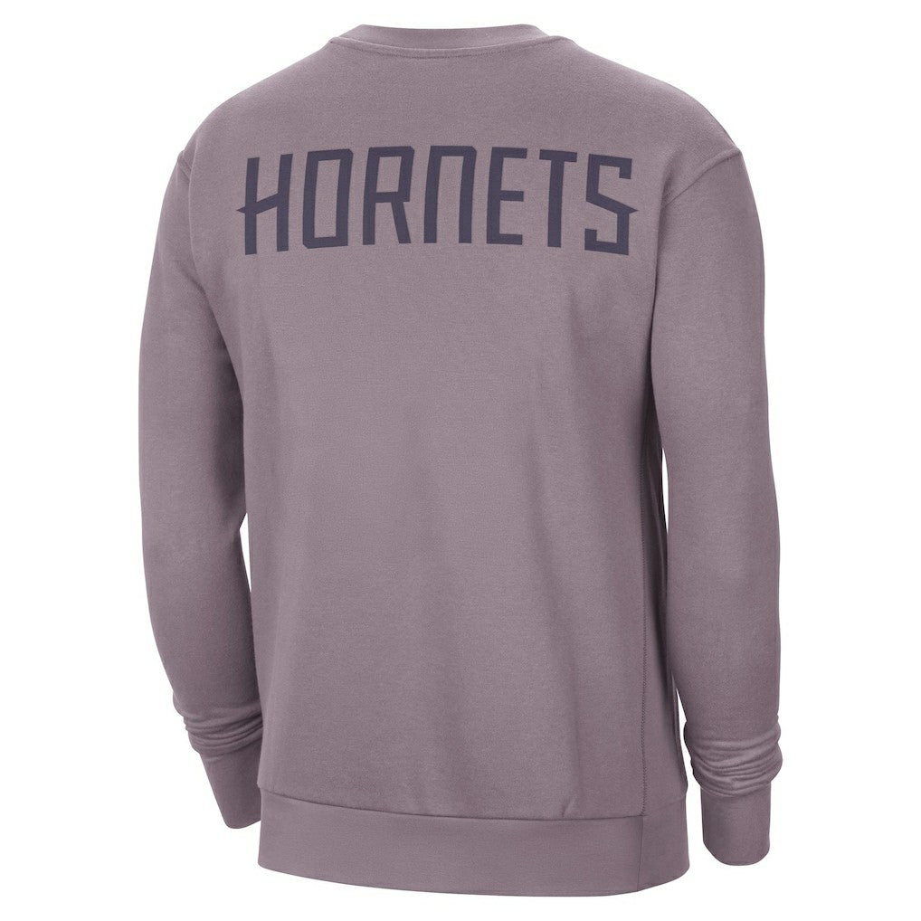 Purple Charlotte Hornets Jordan Brand Courtside Statement Edition Heavyweight Pullover Sweatshirt | NBA
