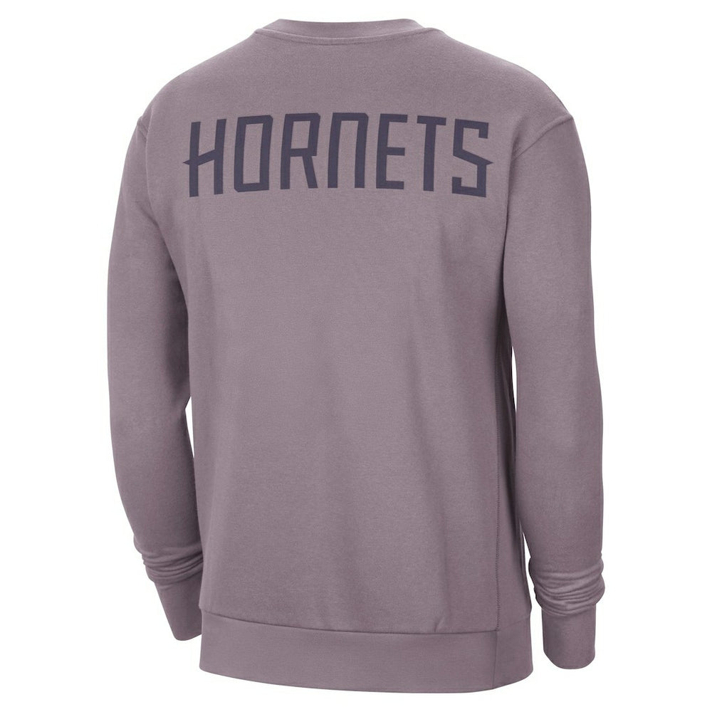 Purple Charlotte Hornets Jordan Brand Courtside Statement Edition Heavyweight Pullover Sweatshirt | NBA