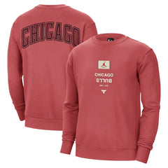 Red Chicago Bulls Jordan Brand Courtside Statement Edition Heavyweight Pullover Sweatshirt | NBA