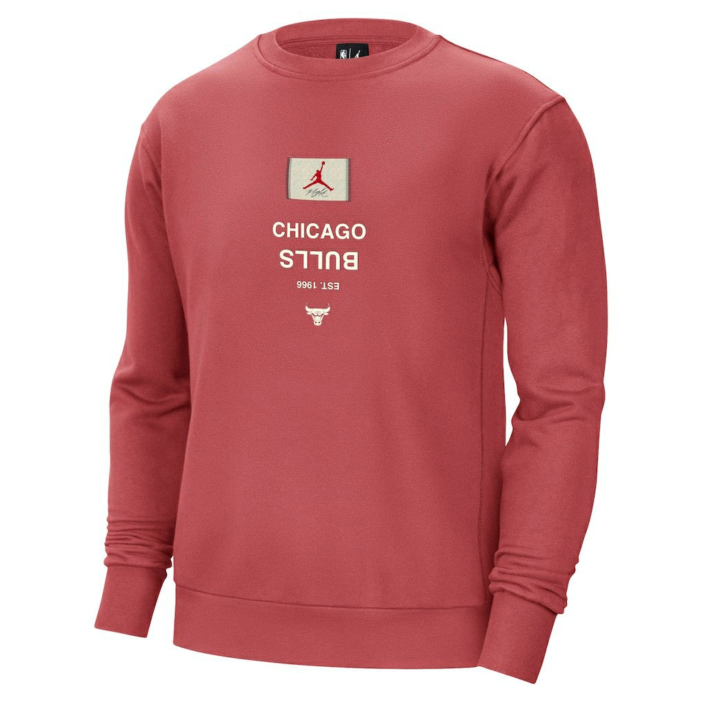 Red Chicago Bulls Jordan Brand Courtside Statement Edition Heavyweight Pullover Sweatshirt | NBA