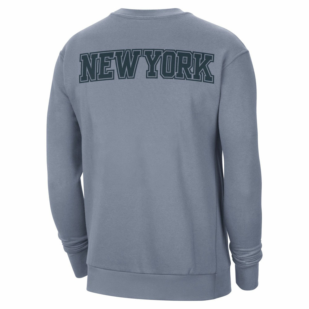 Blue New York Knicks Jordan Brand Courtside Statement Edition Heavyweight Pullover Sweatshirt | NBA