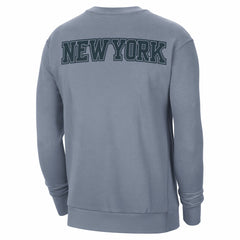 Blue New York Knicks Jordan Brand Courtside Statement Edition Heavyweight Pullover Sweatshirt | NBA