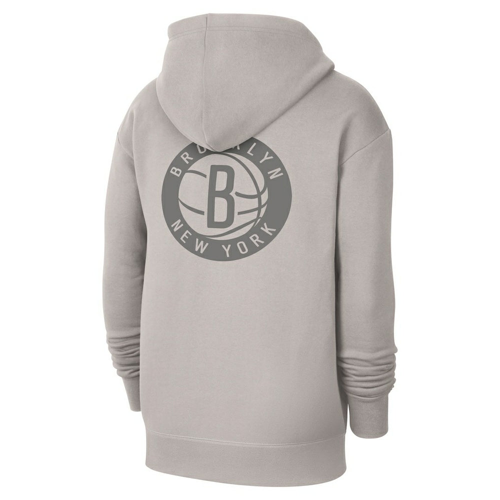 Heather Gray Brooklyn Nets Jordan Brand Courtside Statement Edition Pullover Hoodie | NBA