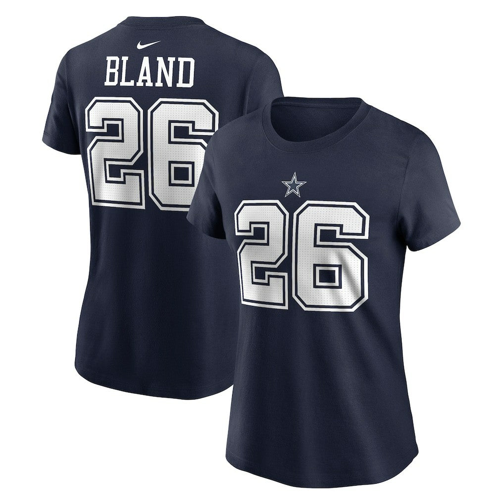 Dallas Cowboys DaRon Bland  Women's Player Name & Number T-Shirt | NFL Outlet