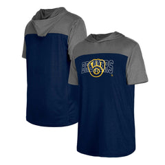 Milwaukee Brewers New Era Active Brushed Hoodie T-Shirt - MLB Hoodies