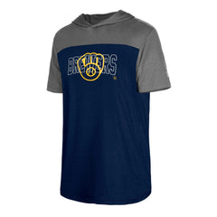 Milwaukee Brewers New Era Active Brushed Hoodie T-Shirt - MLB Hoodies