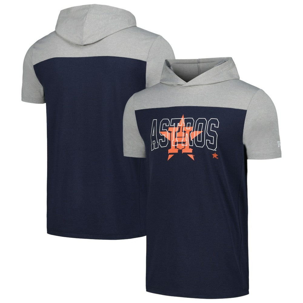 Houston Astros New Era Active Brushed Hoodie T-Shirt - MLB Hoodies