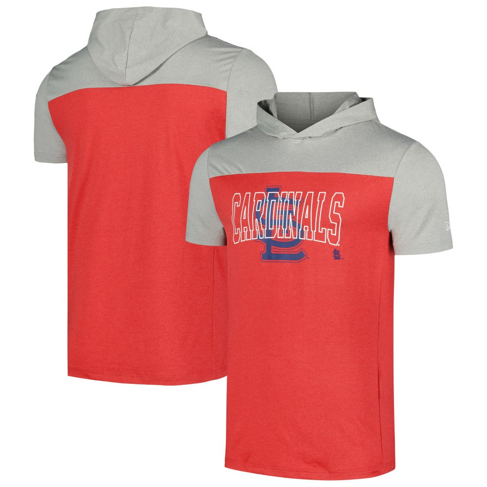 St. Louis Cardinals New Era Active Brushed Hoodie T-Shirt - MLB Hoodies