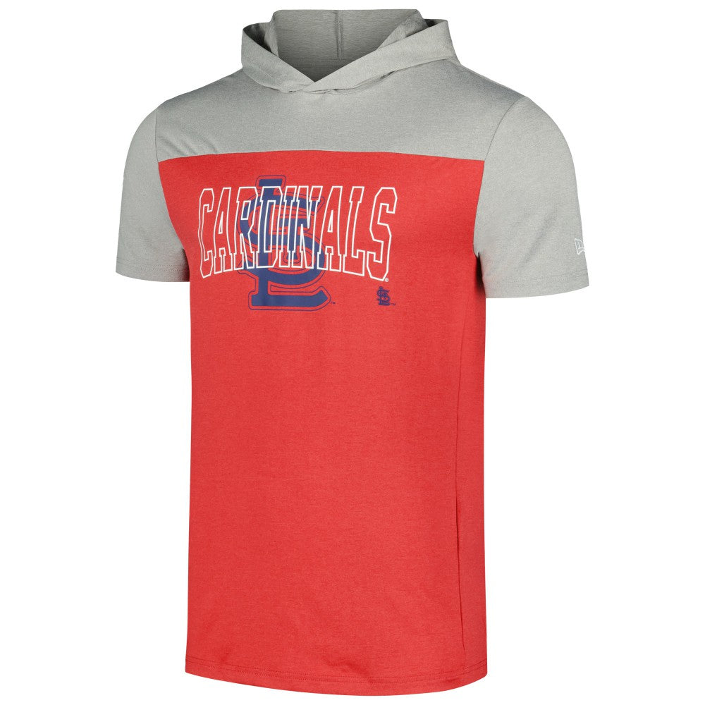 St. Louis Cardinals New Era Active Brushed Hoodie T-Shirt - MLB Hoodies