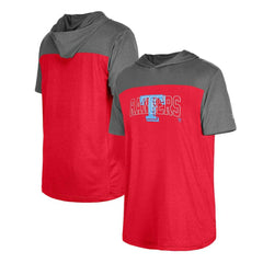 Texas Rangers New Era Active Brushed Hoodie T-Shirt - MLB Hoodies
