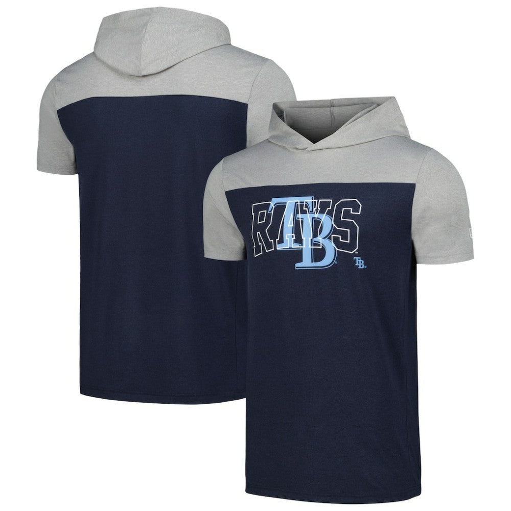 Tampa Bay Rays New Era Active Brushed Hoodie T-Shirt - MLB Hoodies