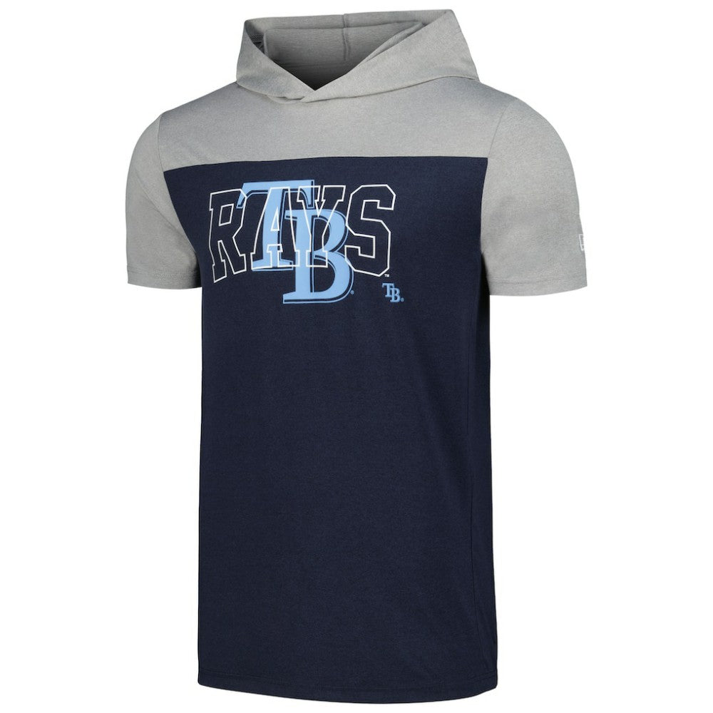 Tampa Bay Rays New Era Active Brushed Hoodie T-Shirt - MLB Hoodies