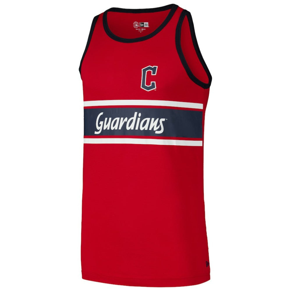 Cleveland Guardians New Era Jersey Ringer Tank Top - MLB Jerseys