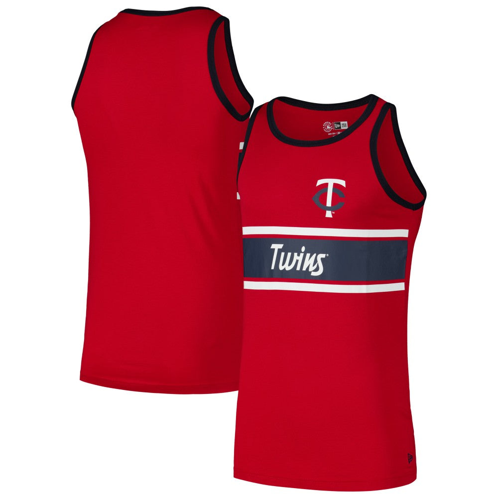 Minnesota Twins New Era Jersey Ringer Tank Top - MLB Jerseys