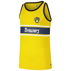 Milwaukee Brewers New Era Jersey Ringer Tank Top - MLB Jerseys