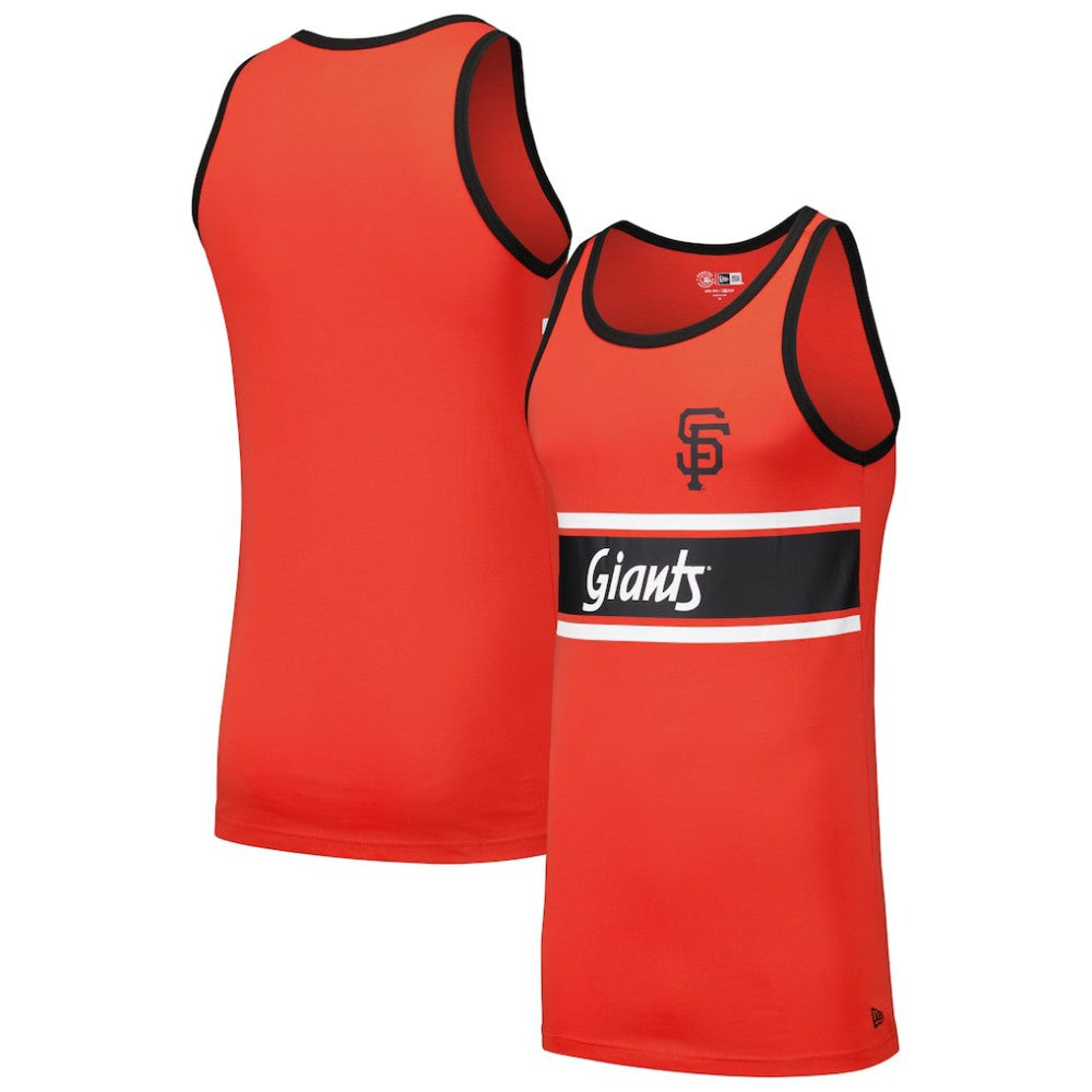 San Francisco Giants New Era Jersey Ringer Tank Top - MLB Jerseys