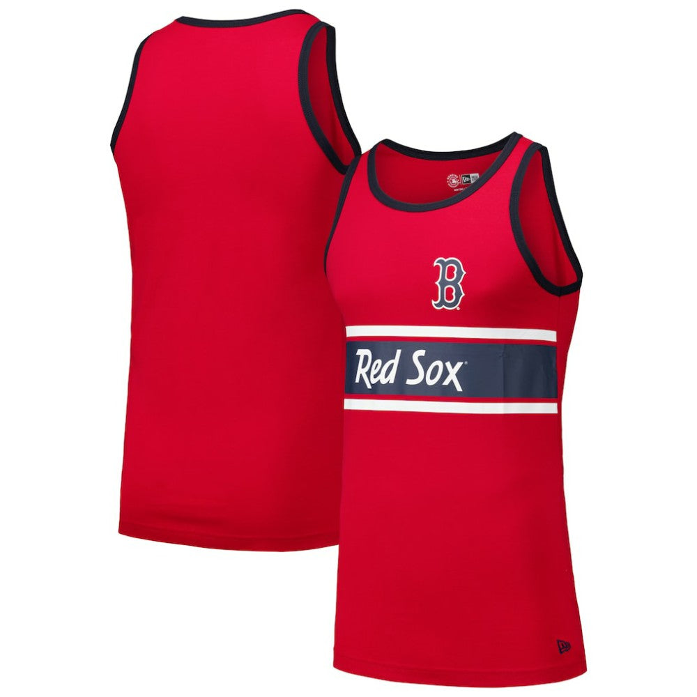 Boston Red Sox New Era Jersey Ringer Tank Top - MLB Jerseys
