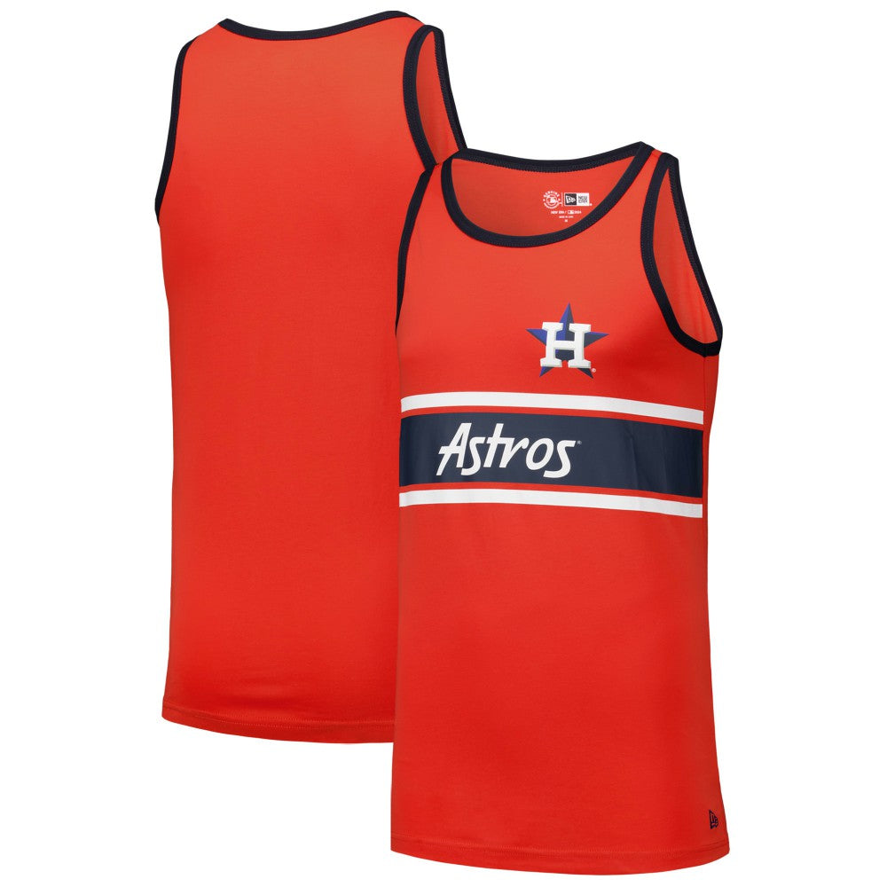 Houston Astros New Era Jersey Ringer Tank Top - MLB Jerseys