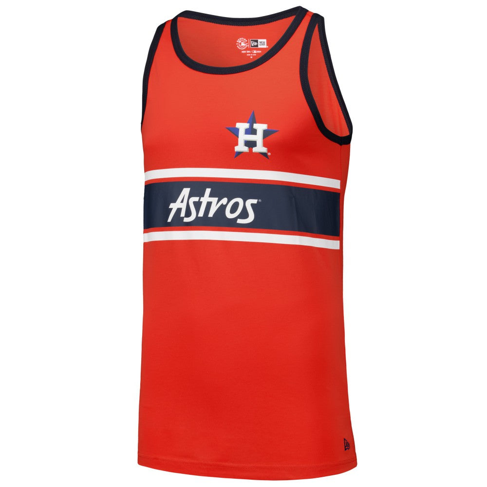 Houston Astros New Era Jersey Ringer Tank Top - MLB Jerseys