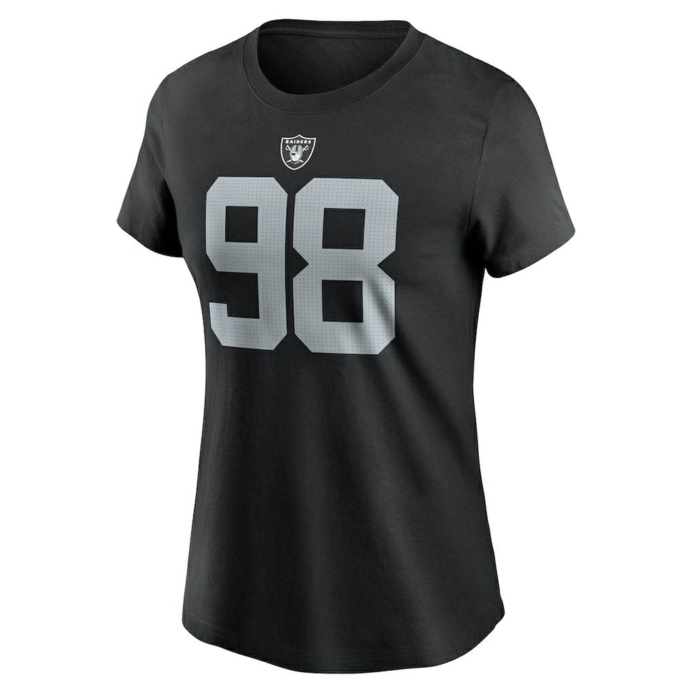 Las Vegas Raiders Maxx Crosby  Women's Player Name & Number T-Shirt | NFL US
