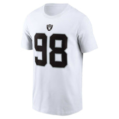 Las Vegas Raiders Maxx Crosby  Player Name & Number T-Shirt | NFL On sale