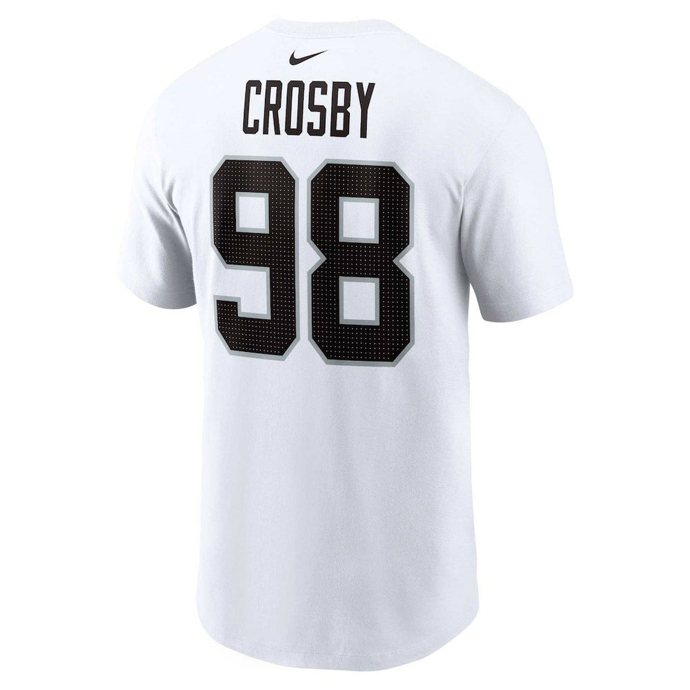 Las Vegas Raiders Maxx Crosby  Player Name & Number T-Shirt | NFL On sale
