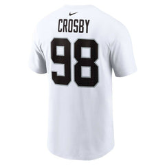 Las Vegas Raiders Maxx Crosby  Player Name & Number T-Shirt | NFL On sale