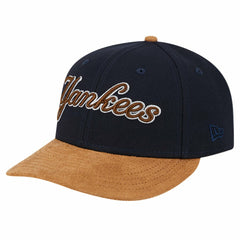 New York Yankees New Era Team Suede Visor Low Profile 59FIFTY Fitted Hat - MLB Hats