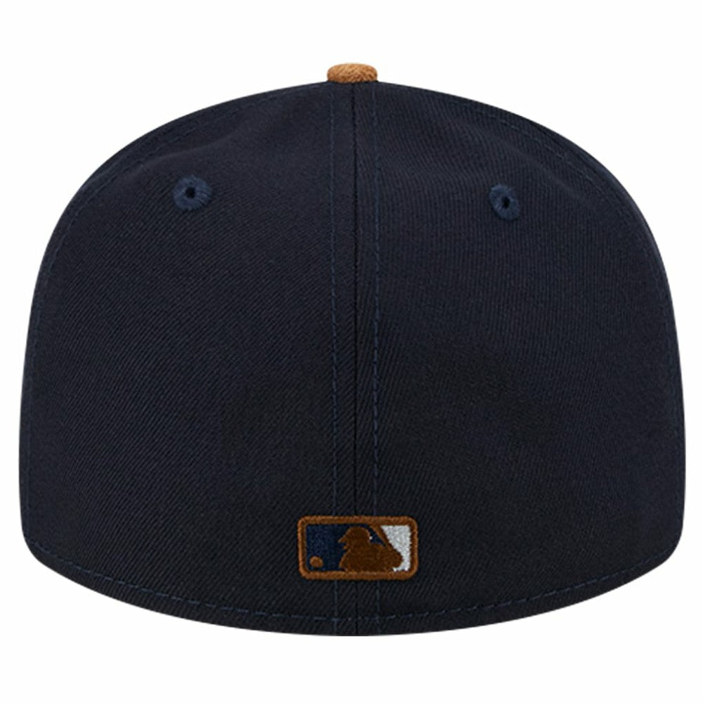 New York Yankees New Era Team Suede Visor Low Profile 59FIFTY Fitted Hat - MLB Hats