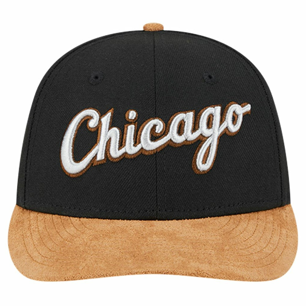 Chicago White Sox New Era Team Suede Visor Low Profile 59FIFTY Fitted Hat - MLB Hats