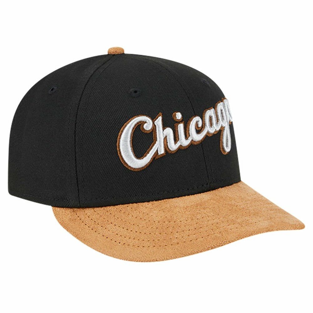Chicago White Sox New Era Team Suede Visor Low Profile 59FIFTY Fitted Hat - MLB Hats