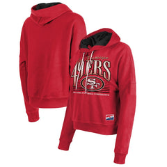 San Francisco 49ers Women's Boxy Pullover Hoodie | NFL Outlet