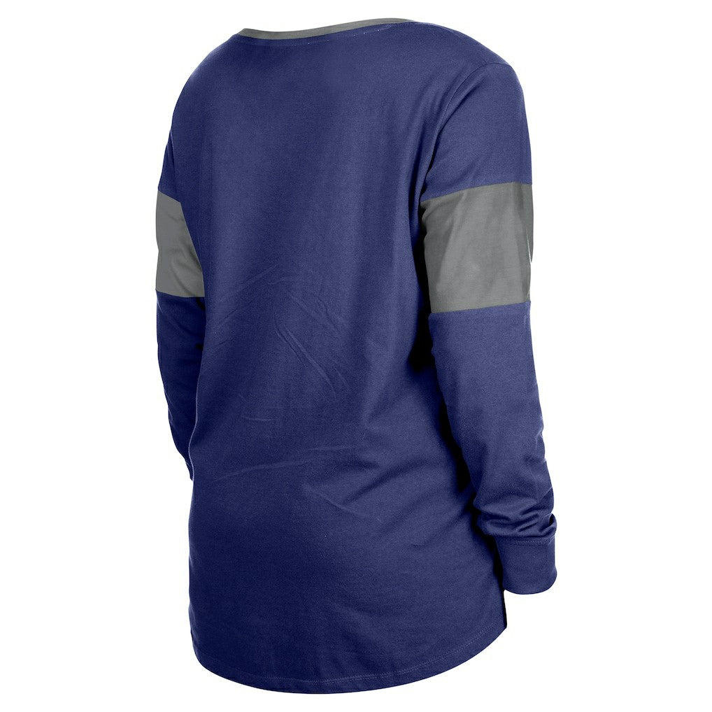 Indianapolis Colts Women's Lace-Up Notch-Neck Long Sleeve T-Shirt | NFL Online