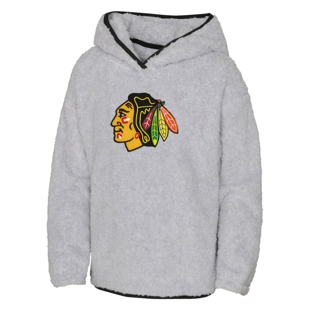 Chicago Blackhawks Girls Youth Ultimate Teddy Fleece Pullover Hoodie -  NHL Hoodies