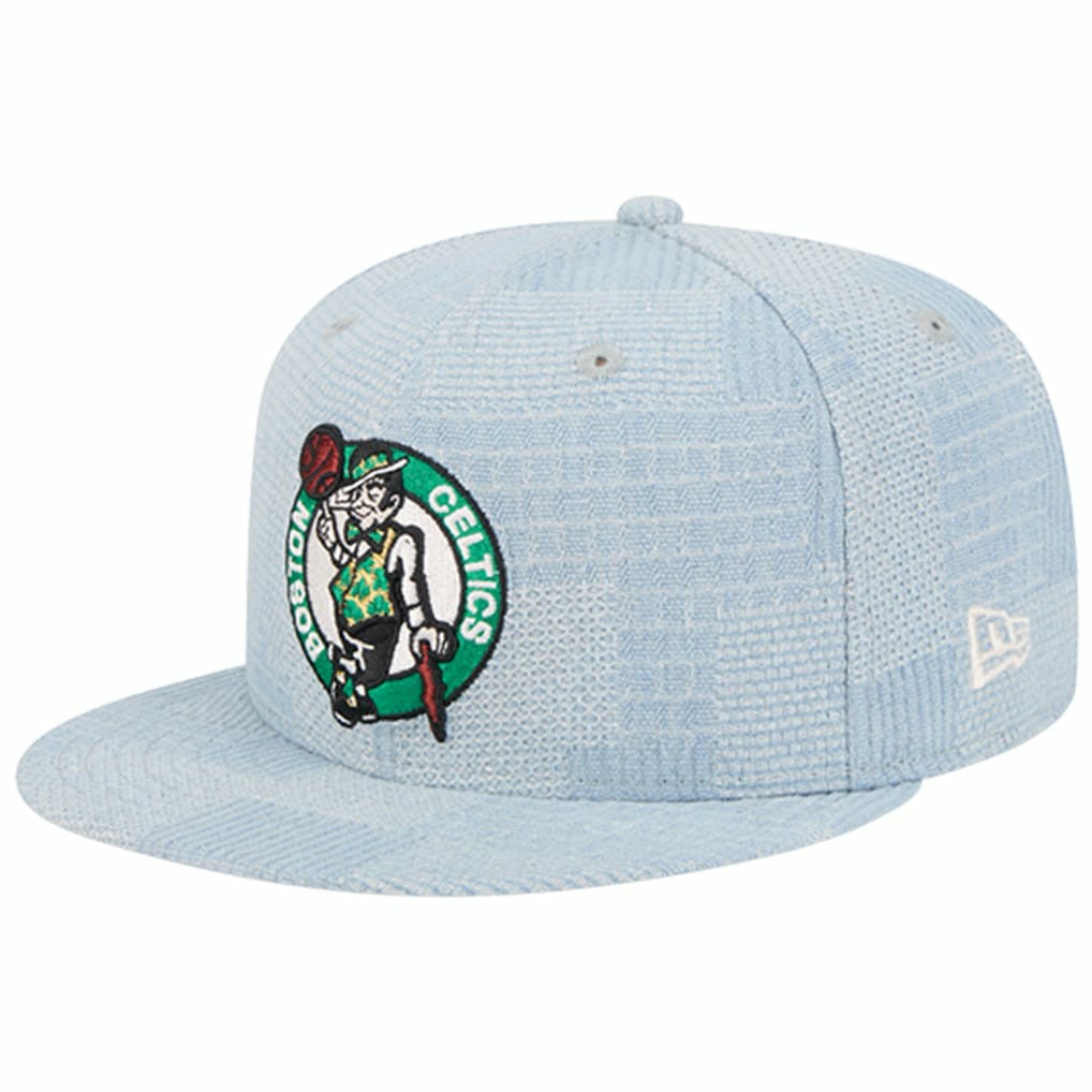 Denim Boston Celtics Injection Denim Patchwork 9FIFTY Snapback Hat | NBA