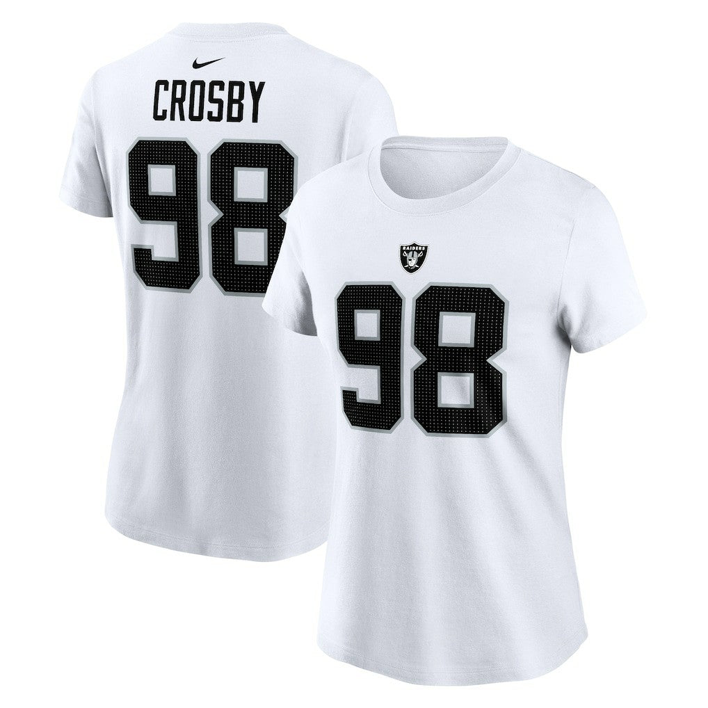 Las Vegas Raiders Maxx Crosby  Women's Player Name & Number T-Shirt | NFL US