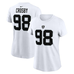 Las Vegas Raiders Maxx Crosby  Women's Player Name & Number T-Shirt | NFL US