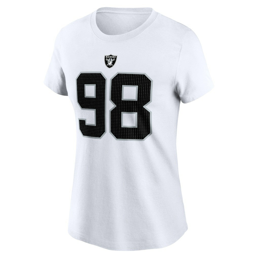 Las Vegas Raiders Maxx Crosby  Women's Player Name & Number T-Shirt | NFL US