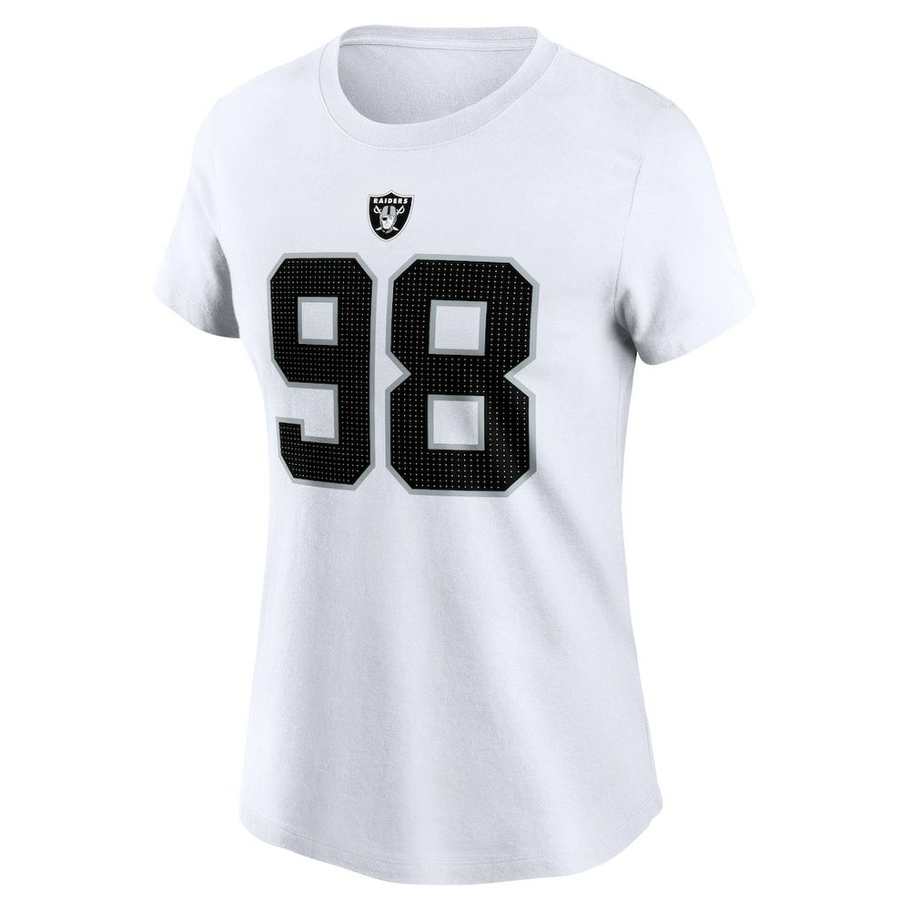 Las Vegas Raiders Maxx Crosby  Women's Player Name & Number T-Shirt | NFL US